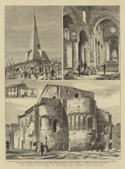 El sexto centenario de las Vísperas Sicilianas en Palermo de Henry William Brewer